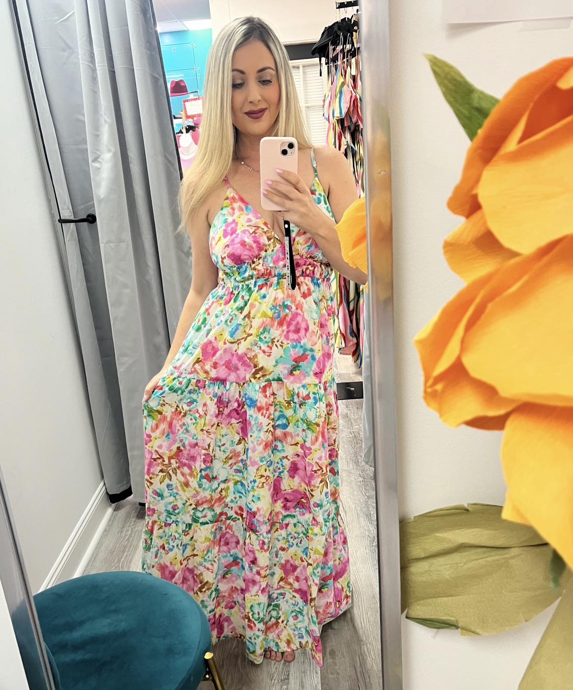 Aegean Garden Bloom Dress