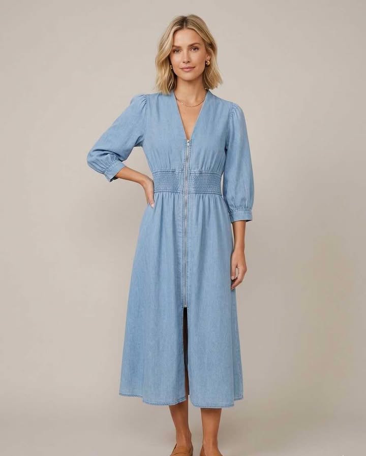 Dreamy Denim Maxi dress