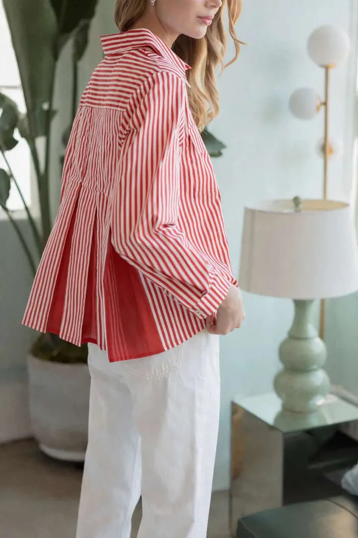 JOH Red Jenn top