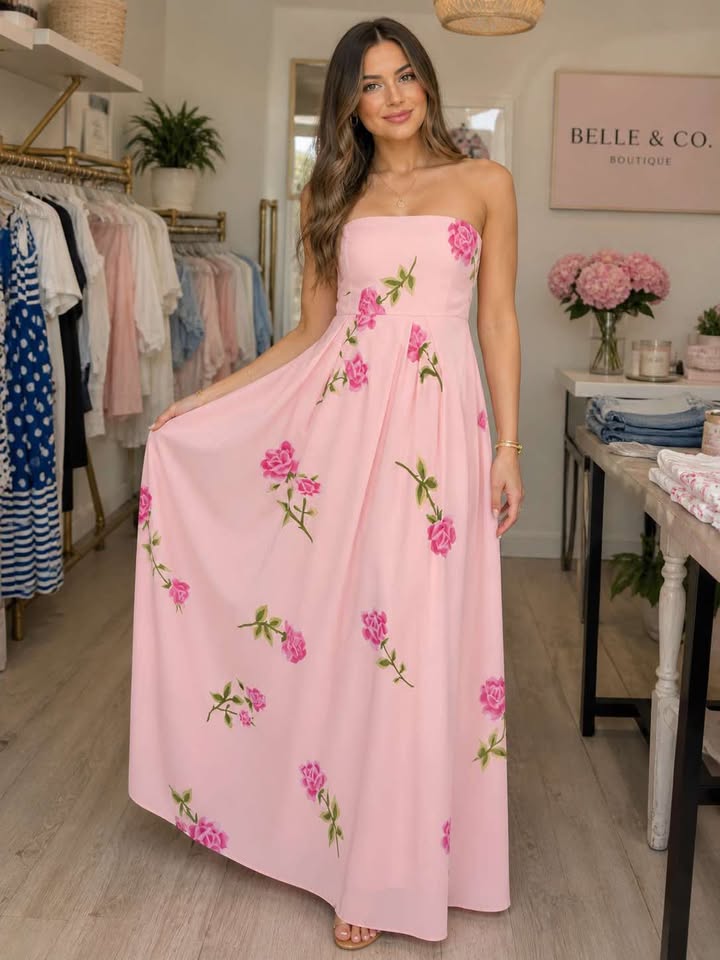 Blush Petals Dress