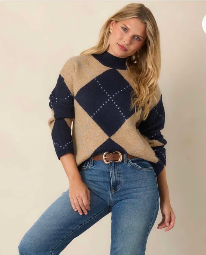 Classy Argyle Sweater