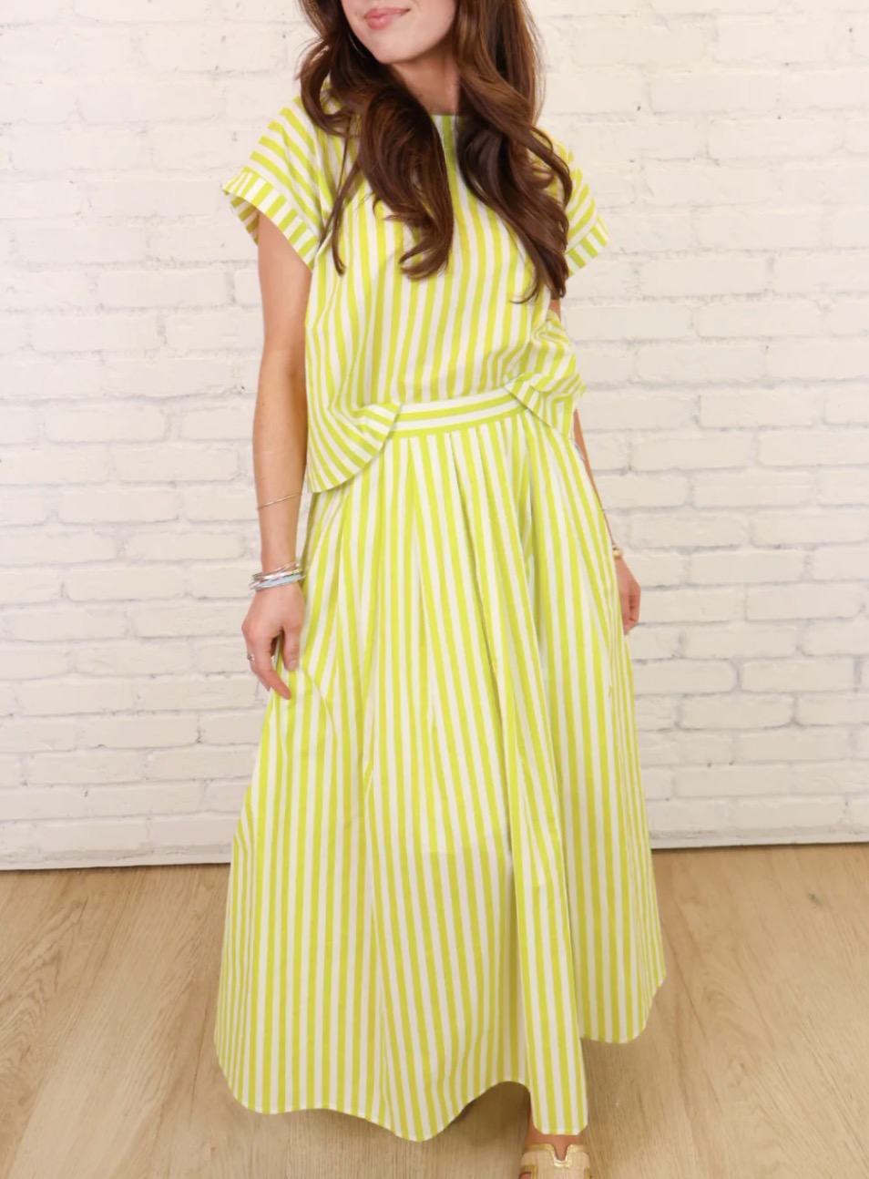 Lemon Lime Skirt Set