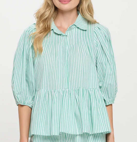 Mediterranean Stripe Top