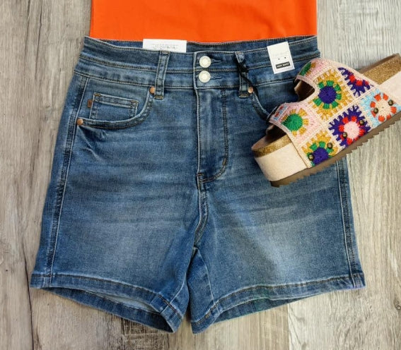 Double Trouble Denim Shorts