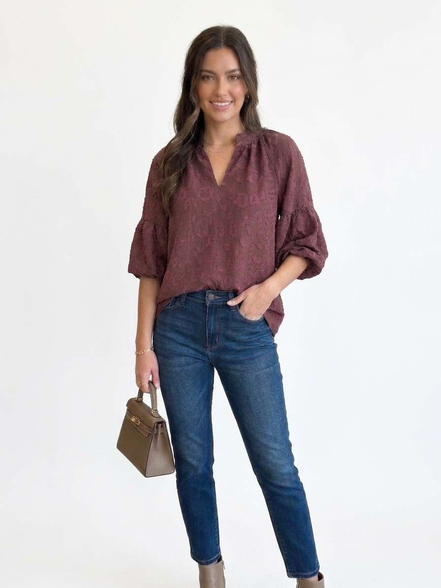 Cranberry Cutie Top