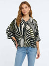 Classic Black Zebra Top