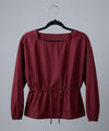 Crimson Cinch Top