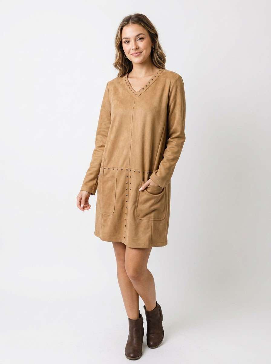 Kiley Suede Dress