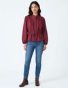 Burgandy Luxe Top