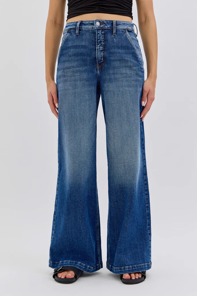 City Chic Wide Leg Jeans