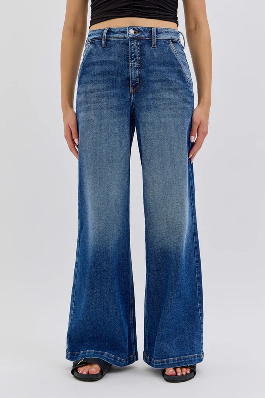 City Chic Wide Leg Jeans
