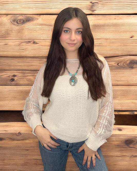 Lace Whisper Top