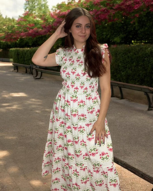 Petal Whisper Dress