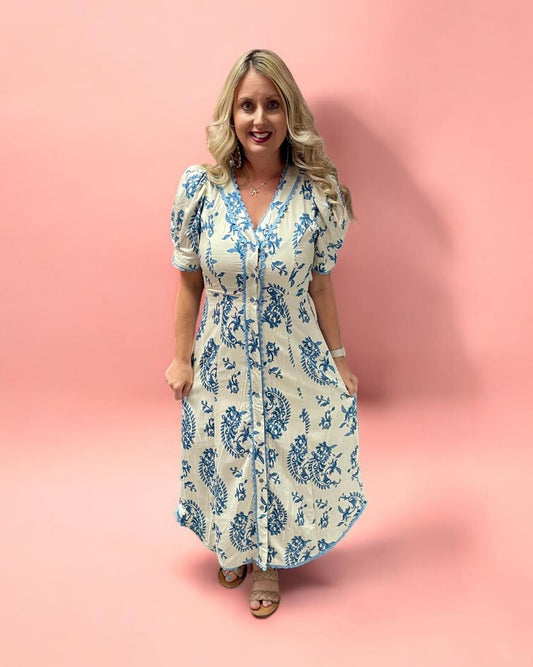 Blue Willow Dress
