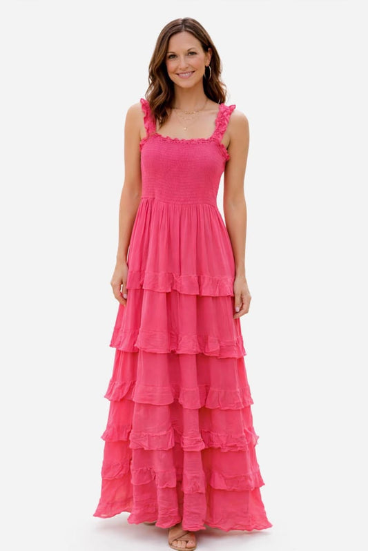 Rasberry Ruffle Dress