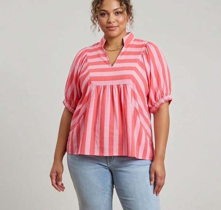 Sweet Stripes Top CURVY COLLECTION