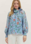 Floral Flutter Top