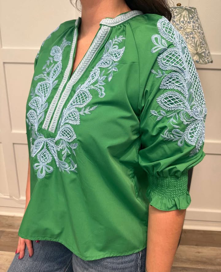 Verdant Bloom Top