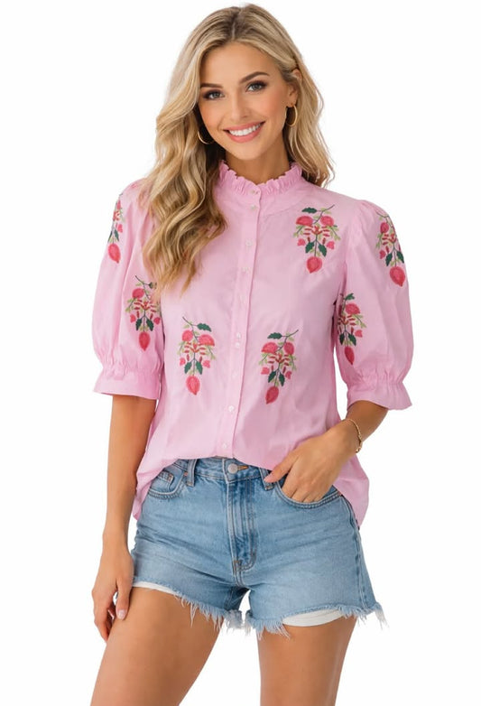 Blooming Rose Top