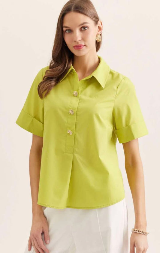 Passionate Lime Top