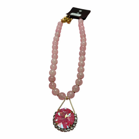 TOVA x Rose Quartz Pink Necklace