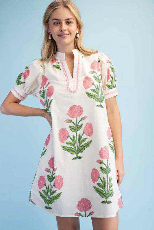 Picking Peonies Dress