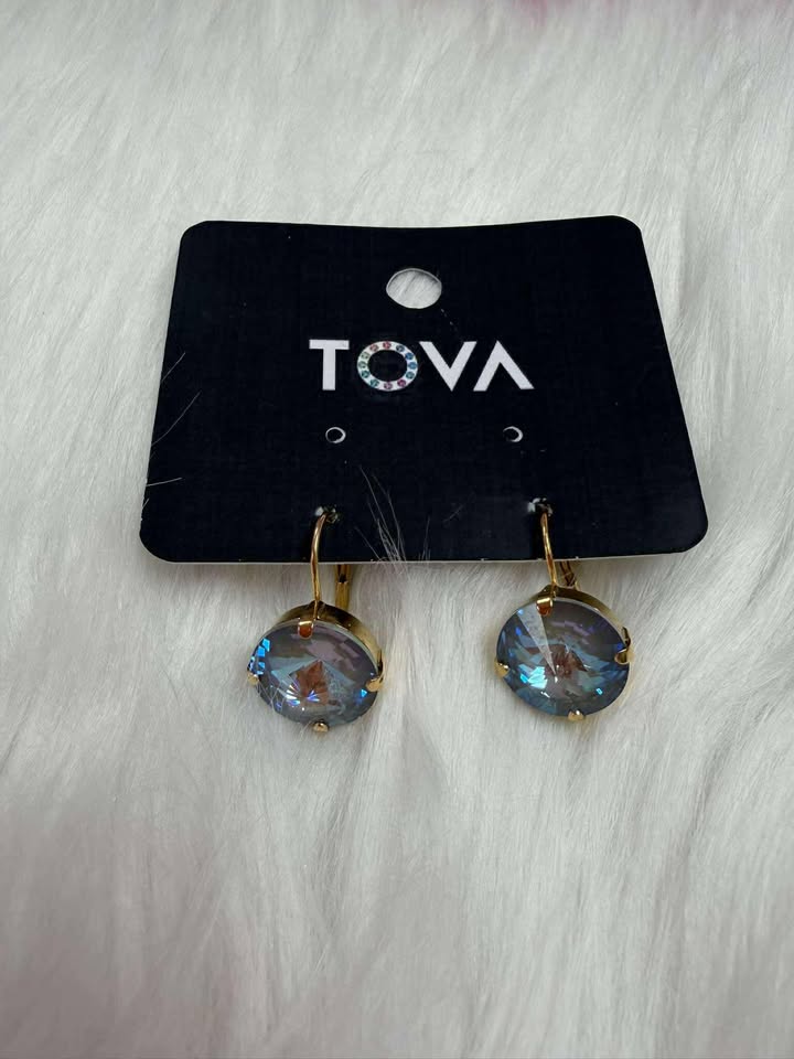TOVA x Sky Blue Dangle Earrings