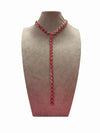 TOVA x Y Shape Ultra Fuchsia Necklace