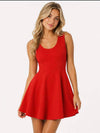 Red Skater Dress