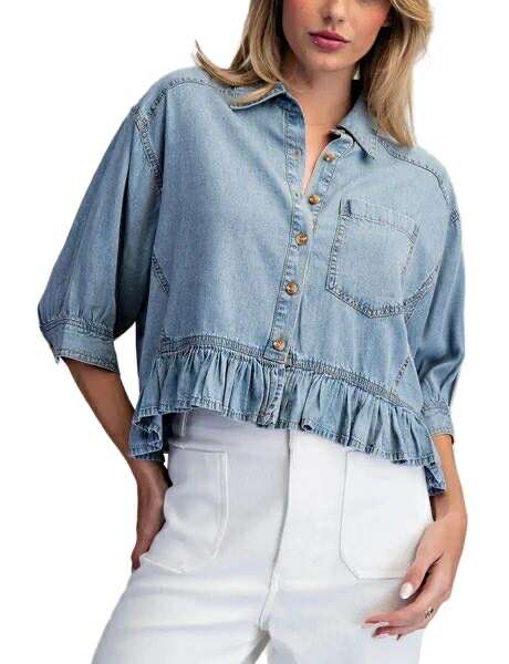 Denim Dreamer Top