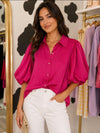 Hot Pink Gleam Top
