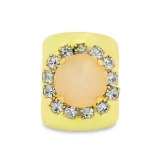 TOVA x Yellow Enamel Ring