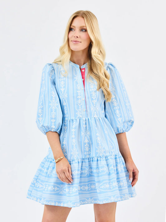 Riley Mini Tulip Tapestry Dress
