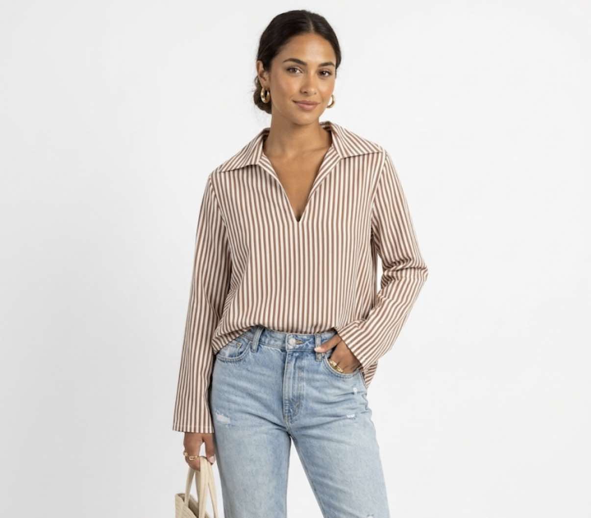 Ginger Stripe Top