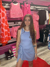 Blue Tennis Romper Dress