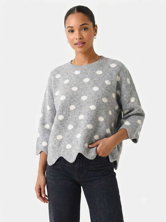 Cloudy Dots Sweater