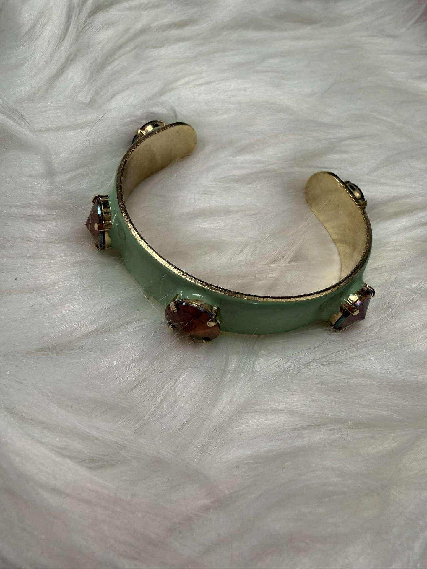 TOVA Mint Linsey Cuff