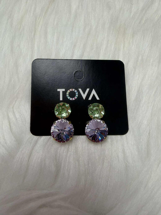 TOVA Maegan Violet Fairy Dust Earrings