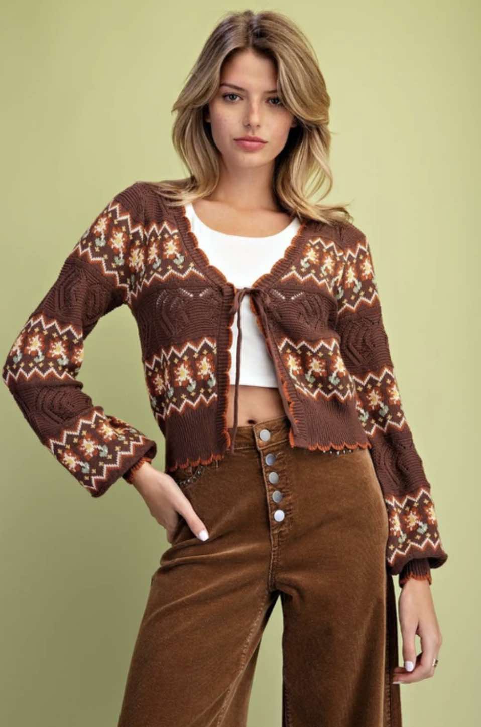 Autumn Stitch Top