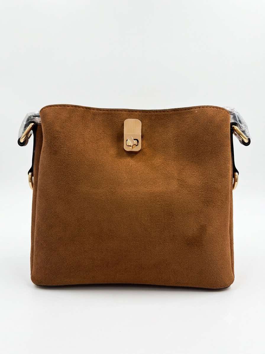 Brown Allison Satchel Bag