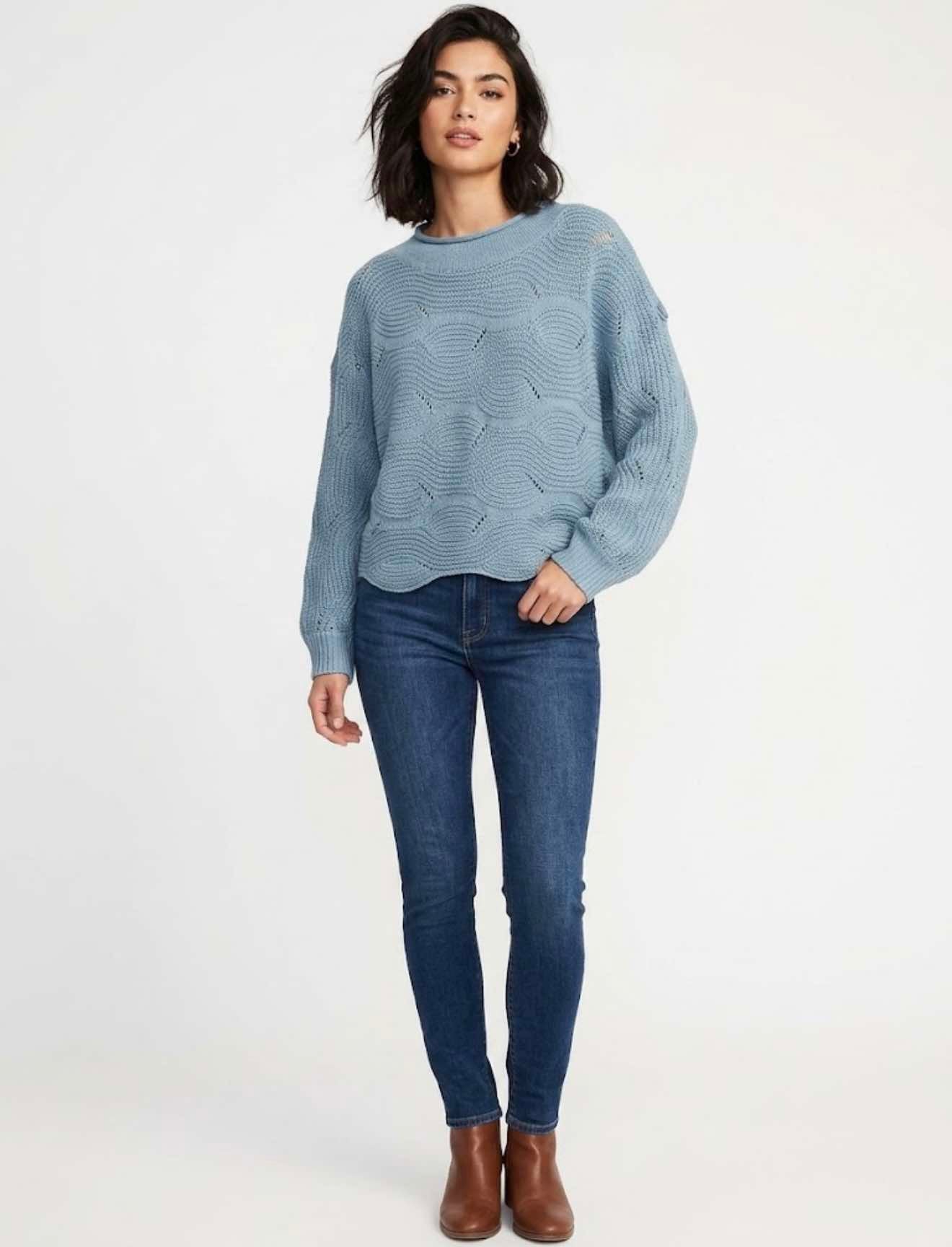 Cool Blue Sweater