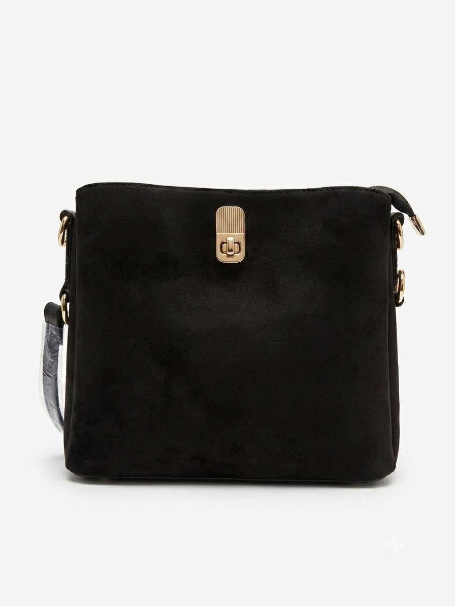Black Allison Satchel Bag