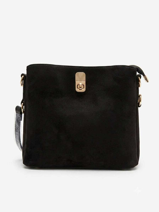Black Allison Satchel Bag