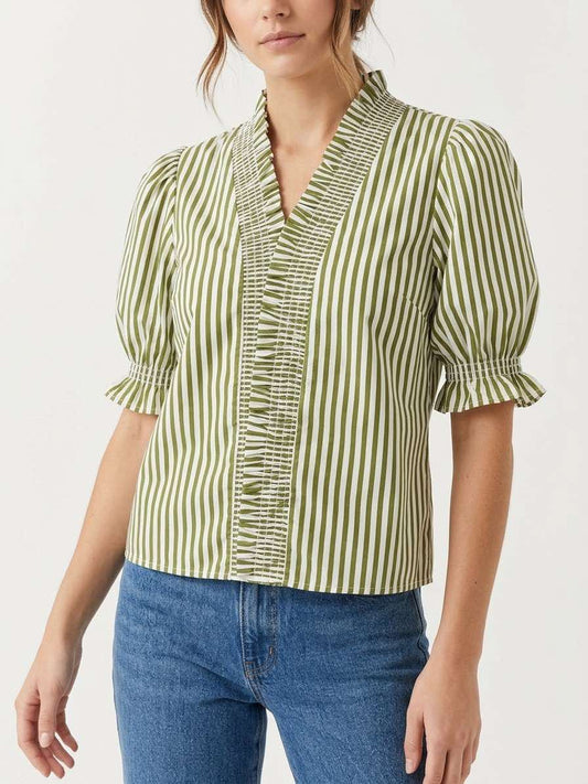 Spearmint Stripes Tops