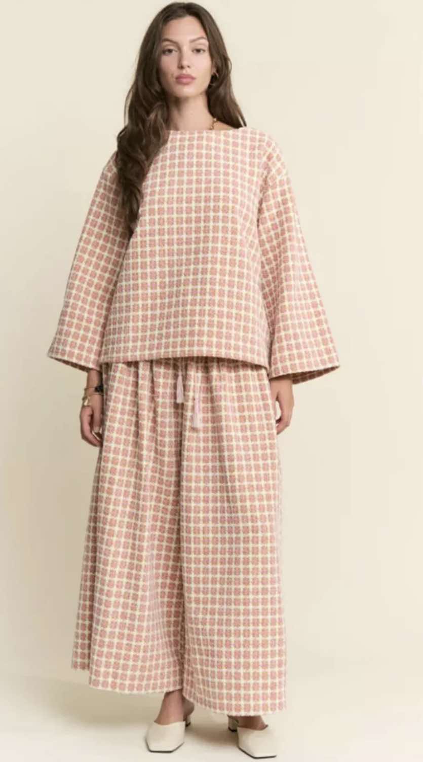 Preppy In Pink Two Piece Set