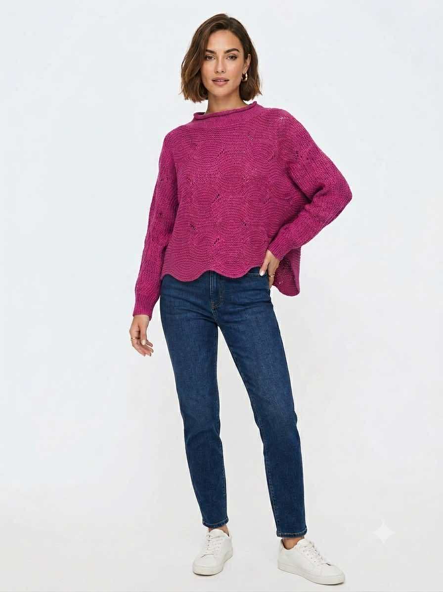 Magenta Madam Sweater