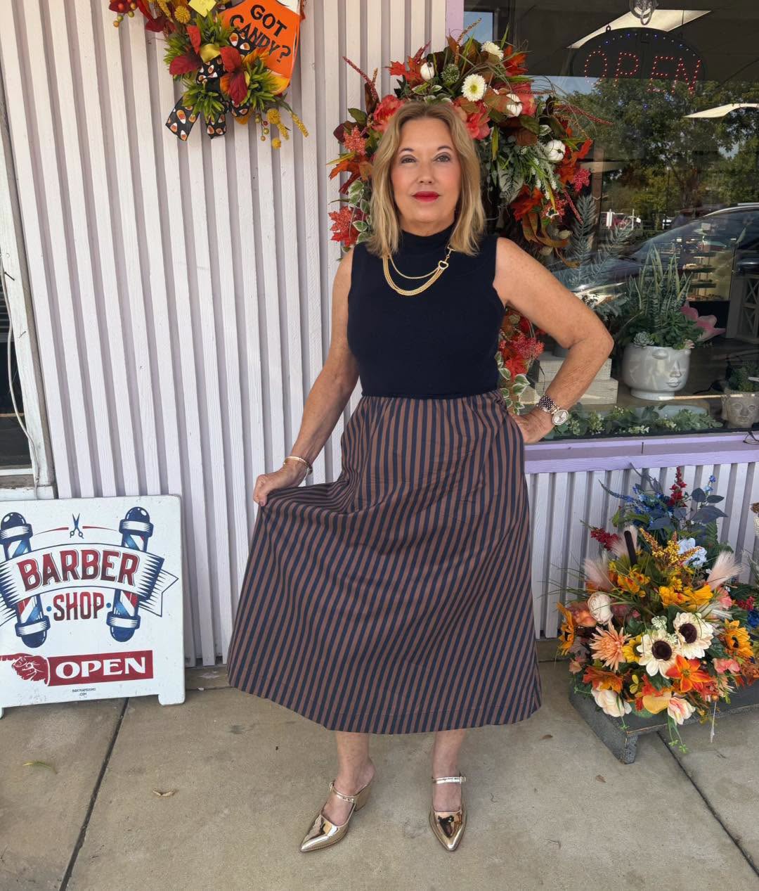 Elegant Stripes Dress