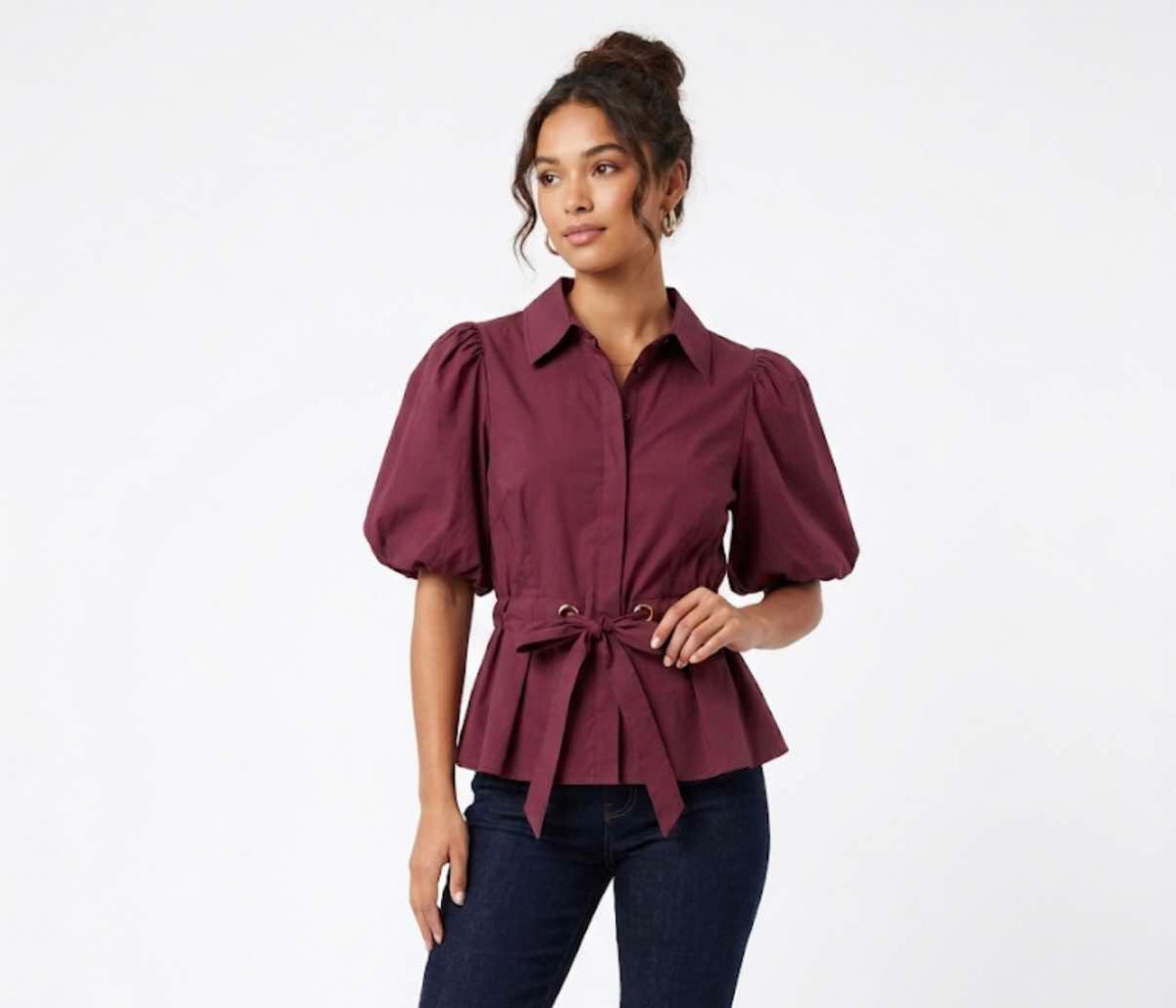 Berry Tie Top