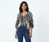 Zebra Stripe Top