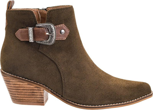 On The Lookout Moss Booties